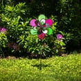 thumbnail image 5 of In the Breeze 2692 — 15-Inch Domino Double Windee Wheelz Spinner — Colorful Wind Spinner for your Yard and Garden, 5 of 6