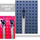 thumbnail image 3 of OUNONA 80Ud Gancho Negro Para Pegboard Gancho Durable Para Colgar En Pared O, 3 of 8