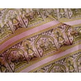 thumbnail image 4 of oneOone Silk Tabby Fabric Ethnic Block Print Fabric BTY 42 Inch Wide, 4 of 4