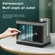 thumbnail image 5 of RKSTN portable fan Portable Conditioner, Evaporative Cooler In 3 Speed, USB Conditioner With Humidifier For Home Office, Bedroom, 5 of 6