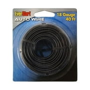 Everstart 51651-76-08 18-Gauge 40' Black Primary Automotive Wire