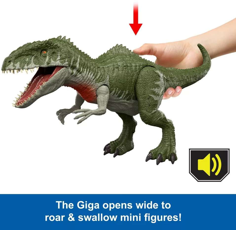 Jurassic World Reimagined Giganotosaurus vs. Therizinosaurus Action Figure 2-Pack