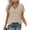 Apricot, variant on Women's V Neck T Shirts Summer Short Sleeve Spring Going Out Tops Casual Loose Fit Basic Tees Beach Clothes