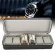 thumbnail image 5 of Caja de reloj con 6 ranuras, organizador de almacenamiento para exhibición de joyas, caja de regalo para reloj de pulsera, 5 of 14