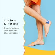 ZenToes U-Shaped Callus Pads, 10 Count for Foot & Heel Pain Relief
