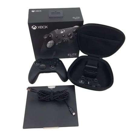 Pre-Owned Microsoft Xbox Elite Series 2 Wireless Controller for Xbox One Black FST-00008 Used