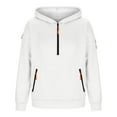 thumbnail image 3 of Makaor Lightweight Hoodie Men Big and Tall Zipper Pullover with Zip Pockets Long Sleeve Sweatshirt Casual Warm Clothes, 3 of 5