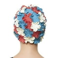 thumbnail image 2 of Beemo Floral Petal Swim Cap for Women – Retro Style Vintage Bathing Cap Swimming Hat for Long and Short Hair, 2 of 4