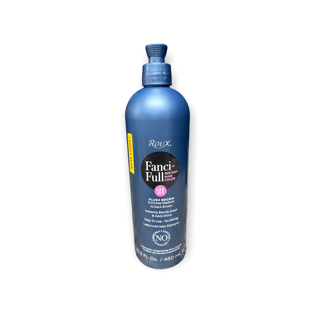 Roux Fanci-Full Temporary Hair Color Rinse, Plush Brown, 15 oz