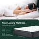 thumbnail image 2 of 10 Inch Hybrid Queen Mattress in a Box, 3 Layer Premium Foam for Motion Isolation and Pressure Relieving, Medium Firm Feel My Lux Decor Round, 2 of 6