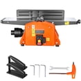 thumbnail image 1 of KFFKFF Spiral Benchtop Jointer, 8 Inch, 2 HP 8500 RPM Bench Top Wood Jointer, with 18-Blade Spiral Cutterhead, Extendable Cast Aluminum Table, Up to 1/8 in Depth, 1 of 9