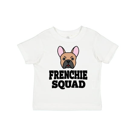 

Inktastic Dog Frenchie Squad Gift Toddler Boy or Toddler Girl T-Shirt