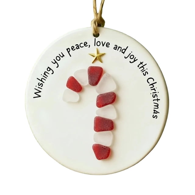F Red Fluffy Heart-Shaped Tree Topper With 12 Hanging Ornaments, Christmas Decor For Holiday And Romantic Atmosphere
