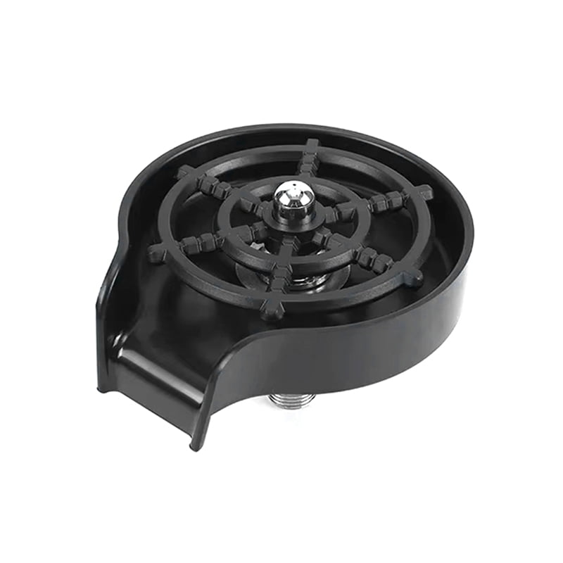 High-Pressure 360° Rotating Glass Rinser For Kitchen Sink – Pull-Out Spray Gun Design, ABS/Copper Build, Fits Cups Up To 3.5" – For Baby Bottles, Wine Glasses, Mugs