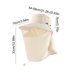 thumbnail image 3 of CaiYueKe Wide Brim Sun Hat with Neck Flap UPF Sun Protection Hat for Women Men Outdoor Fishing Hiking Beach Hat Adjustable Windproof Breathable Sun Visor Safari Hat Summer Sunscreen Hat, 3 of 7