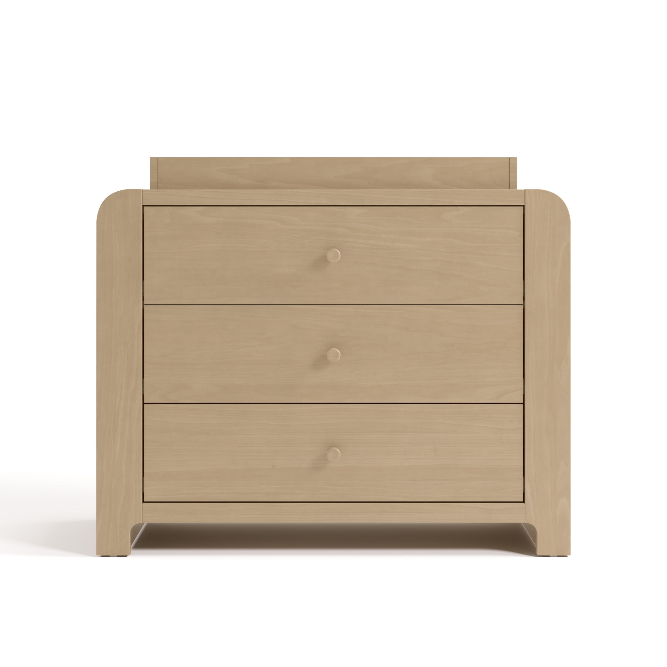 Graco Read-with-Me 3 Drawer Chest with Bookshelves and Removable Infant Changing Topper, Driftwood