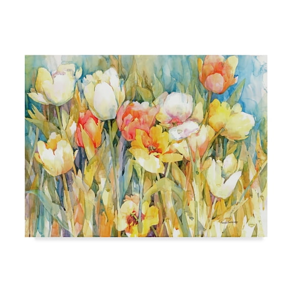Trademark Fine Art 'Tulip Team' Canvas Art by Annelein Beukenkamp