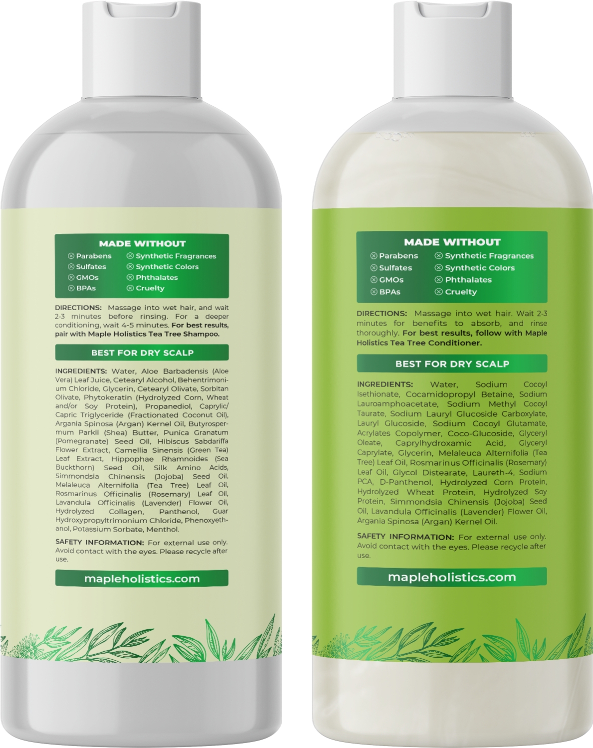 Buy Tea Tree Shampoo and Conditioner Set Shampoo and Conditioner for Color Treated Hair