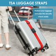 thumbnail image 2 of Correas de equipaje Travel Inspira con candado TSA para maletas de 20 a 32 pulgadas, 2 of 9