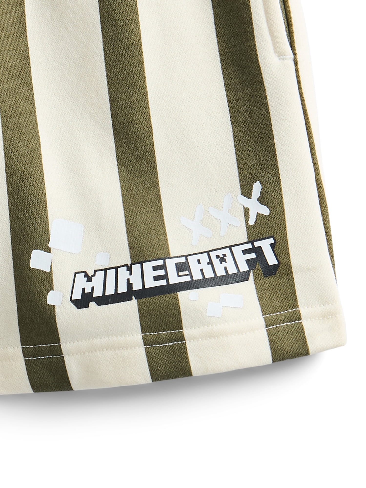 Minecraft Boys Fleece Shorts, Sizes 4-18
