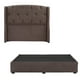 thumbnail image 1 of Base de cama King Size con Cabecera DICASA Café, 1 of 7