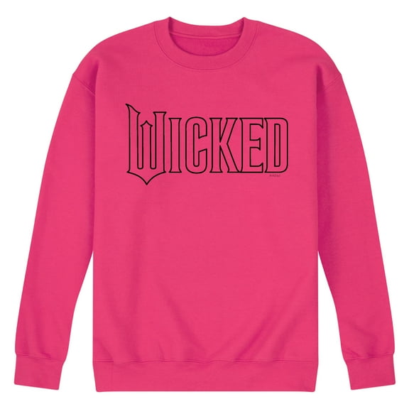 Wicked - Outline Logo - Men's Crew Fleece Sweatshirt