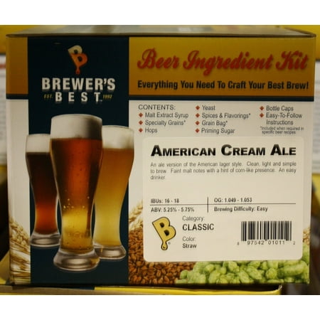Brewer's Best BIK-1011 American Cream Ale Homebrew Beer Ingredient Kit, By Brewers