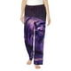 thumbnail image 1 of Balery Purple Hippo In Water Pantalones de pijama para mujer, pijamas ultraligeros, pantalones de estar por casa-Small, 1 of 6