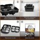 thumbnail image 4 of Set Of 3, Ice Cube Tray With Lid Refrigerator Silicone Ice Cube Mold, 6 Ball Ice Cube Tray, 4 Diamond Shaped And 6 Ice Trays, Reusable Whiskey Ice Mol, 4 of 5
