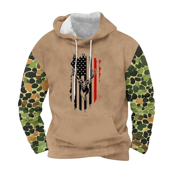 Sudaderas con capucha para hombre, moda, bolsillos, manga larga, estampado, sudaderas con capucha, blusa para hombre, blusa de poliéster