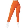 thumbnail image 2 of Yoga Pants for Women Knitted Thread Peach Hip V Waist Yoga Pants High Elastic Sports Running Fitness Pants, 2 of 5