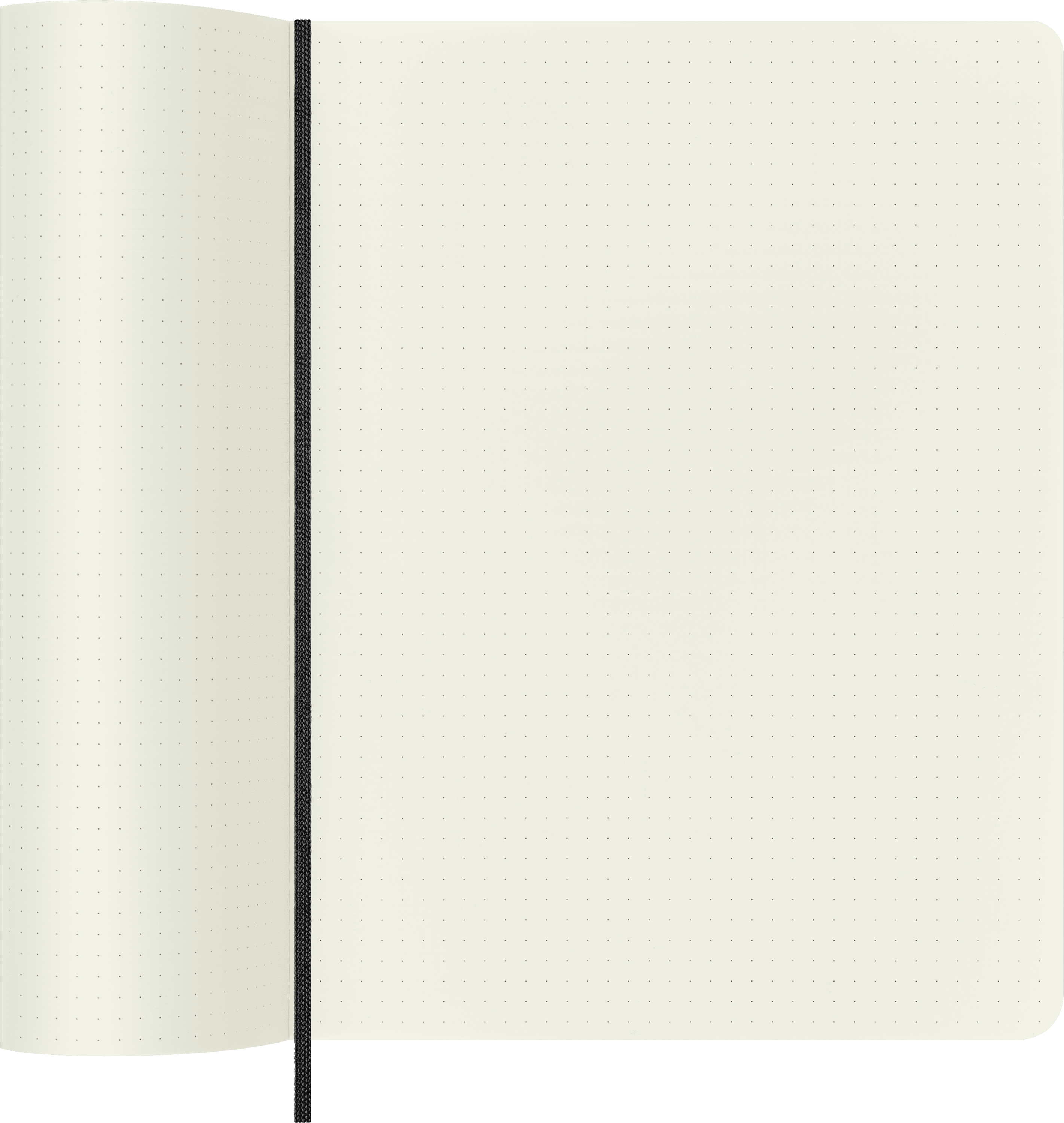 Moleskine Classic Notebook, Soft Cover, XL (7.5" x 9.75"), Dotted, Black