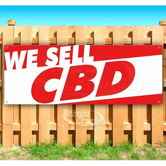 We Sell Cbd 13 oz Vinyl Banner With Metal Grommets