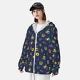 thumbnail image 3 of Balery Mardi Gras Carnival Sudadera ligera de manga larga con capucha y protección solar UPF 50+ para hombre y mujer, ideal para pesca y running-Small, 3 of 7