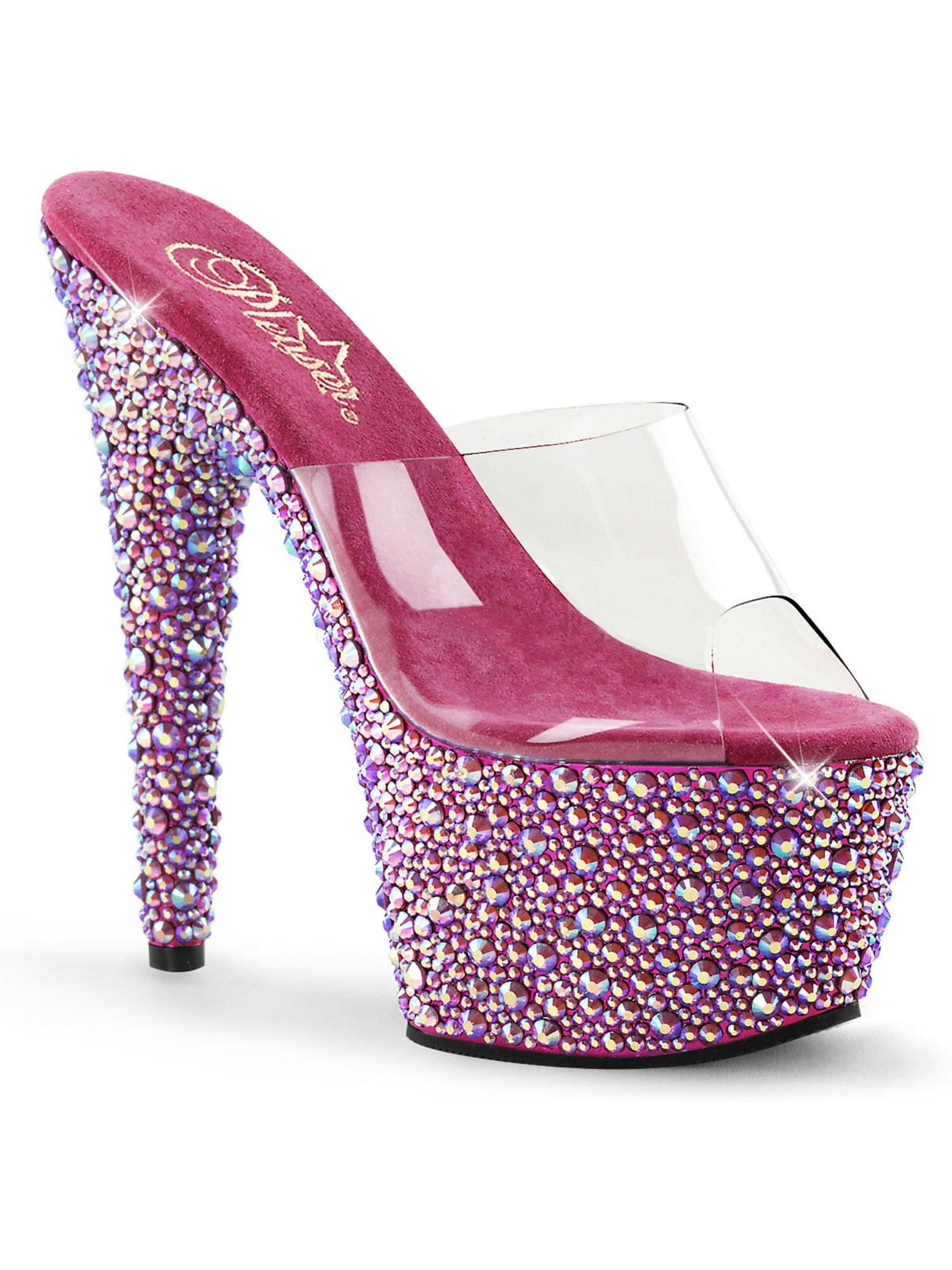 pink rhinestone shoes