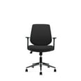 thumbnail image 6 of Ergonomics Shield-Shape Backrest Swivel Office Chair, Computer Chair with Breathable Mesh, Thick Seat Cushion, Adjustable Armrest and Metal Plating Base, 6 of 9