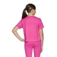 thumbnail image 2 of Reebok Girl's Athletic Striped Short Sleeve Graphic T-Shirt, Sizes 4-18, 2 of 7