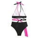thumbnail image 5 of WILLBEST Trajes de Baño Para Mujer, 2 Piezas, Conjuntos de Bikini Para Mujer, Trajes de Baño Push Up, Traje de Baño de Dos Piezas Con Bloques de Color y Cintura Media, 5 of 8