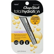 ChapStick Total Hydration Vitamin Enriched Lip Oil, 0.23 oz (Pack of 3)