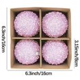 thumbnail image 4 of Precios de Oferta, 4 bolas de Navidad de 8 cm para colgar en el árbol, decoración para fiestas en el hogar Akmoler, 4 of 7