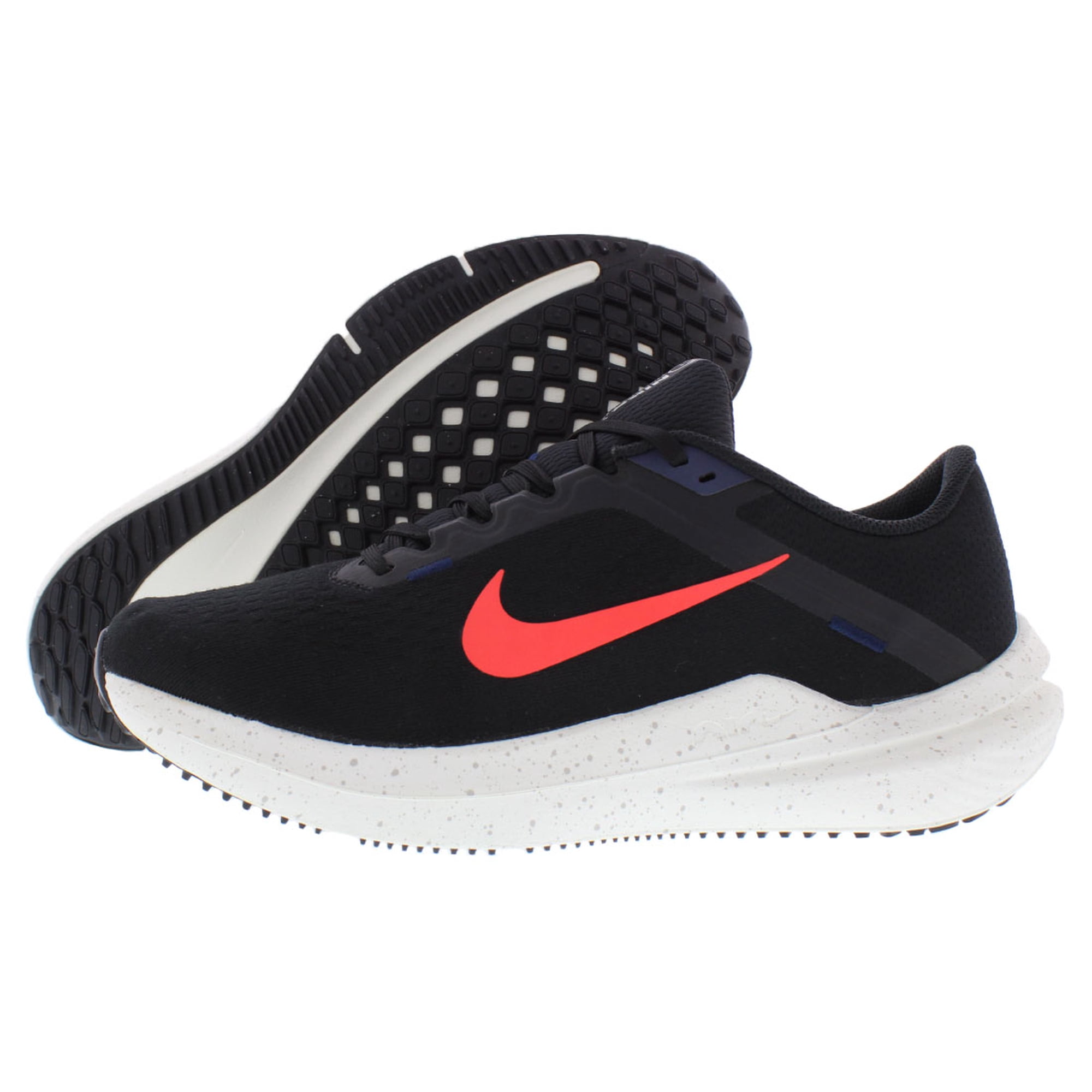 Nike Men's Air Winflo 10 Trainers, Black red, 8.5
