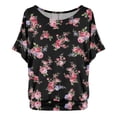 thumbnail image 1 of YDLCAFD Easter Women's Oversized T-Shirt with Batwing Sleeves Short Sleeve Tops, 1 of 4