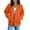 Saffron #033, variant on Mohiass Fall Zip Up Hoodie Women Plain Oversized Hooded Sweatshirts 2025 Fashion Winter Soft Casual Warm Jackets Ginger L