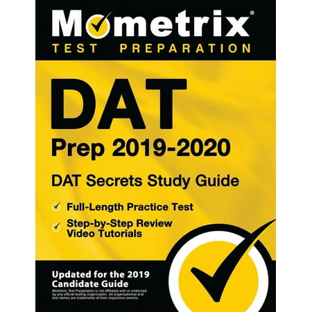 UPC: 9781516711437 | DAT Prep 2019-2020 – DAT Secrets Study Guide  Full-Length Practice Test  Step-By-Step Review Video Tutorials: (updated f