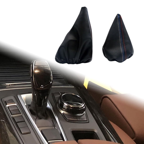 Cubierta de pomo de palanca de cambios de coche y cubierta de freno de mano, Fundas protectoras Premium a prueba de polvo, accesorios interiores de