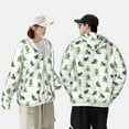 thumbnail image 6 of Balery Cute Avocado Yoga Men's Women's UPF 50+ Sun Protection Lightweight Hoodie Performance Long Sleeve Shirt for Fishing Running-Large, 6 of 9