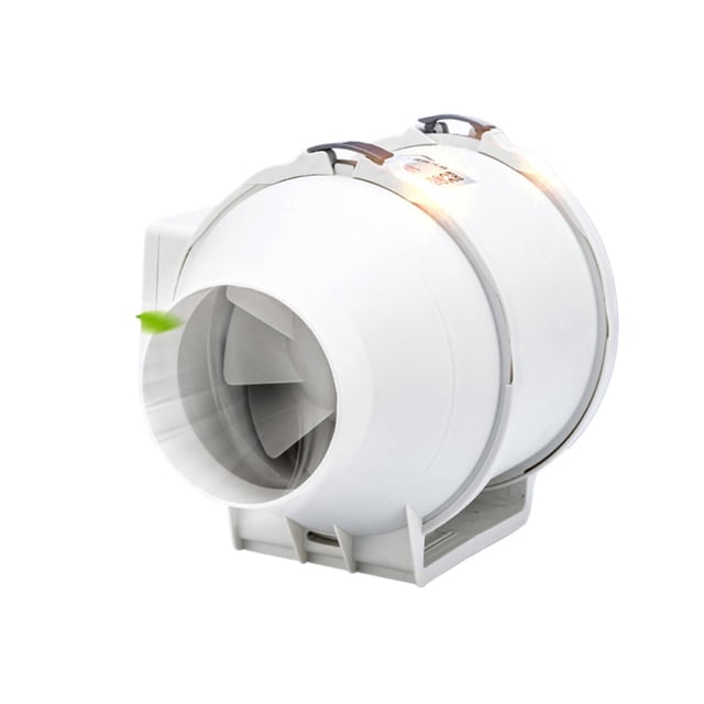 4'' Silent Inline Duct Fan Air Extractor Mixed Flow Ventilation System For Bathroom Kitchen Hood Exhaust Outlet Ventilator ,Quiet Operation