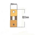thumbnail image 1 of Suspension Spring for Pendulum Clocks, Steel Replacement Part for Grandfather Clock Repair, 1 of 1