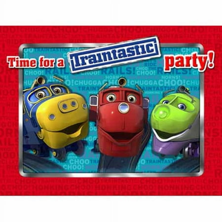 Chuggington Train Invitations w/ Envelopes (8ct)