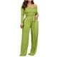 thumbnail image 2 of Puntoco Pijamas De Mujer Pantalones Cortos De Manga Larga Ropa De Hogar Conjunto De Dos Piezas De Punto Puntoco Puntoco-7727, 2 of 6